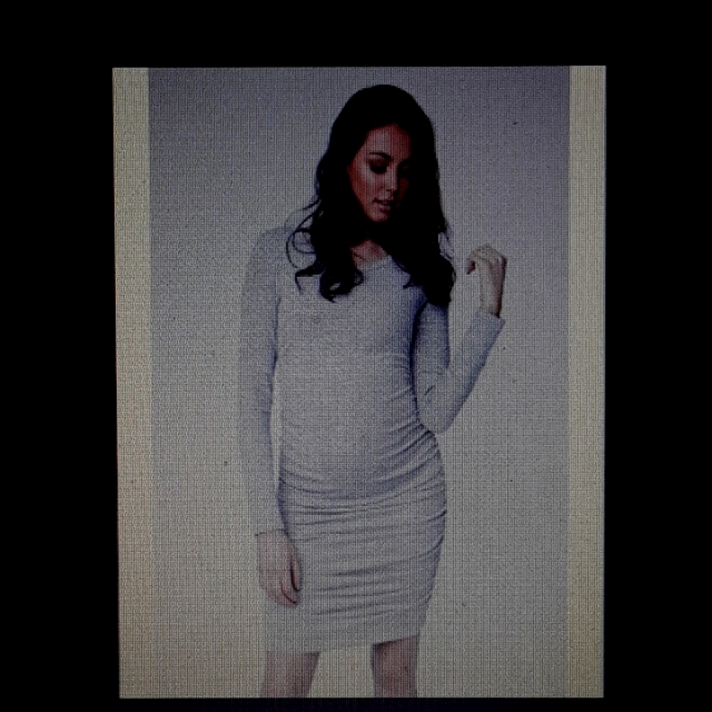 RIPE MATERNITY..TEXTURED KNOT COCOON DRESS..XL